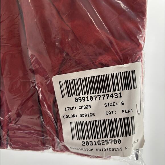 J.Crew Cinched-waist shirt-dress Brilliant Mahogany - Picture 4 of 7